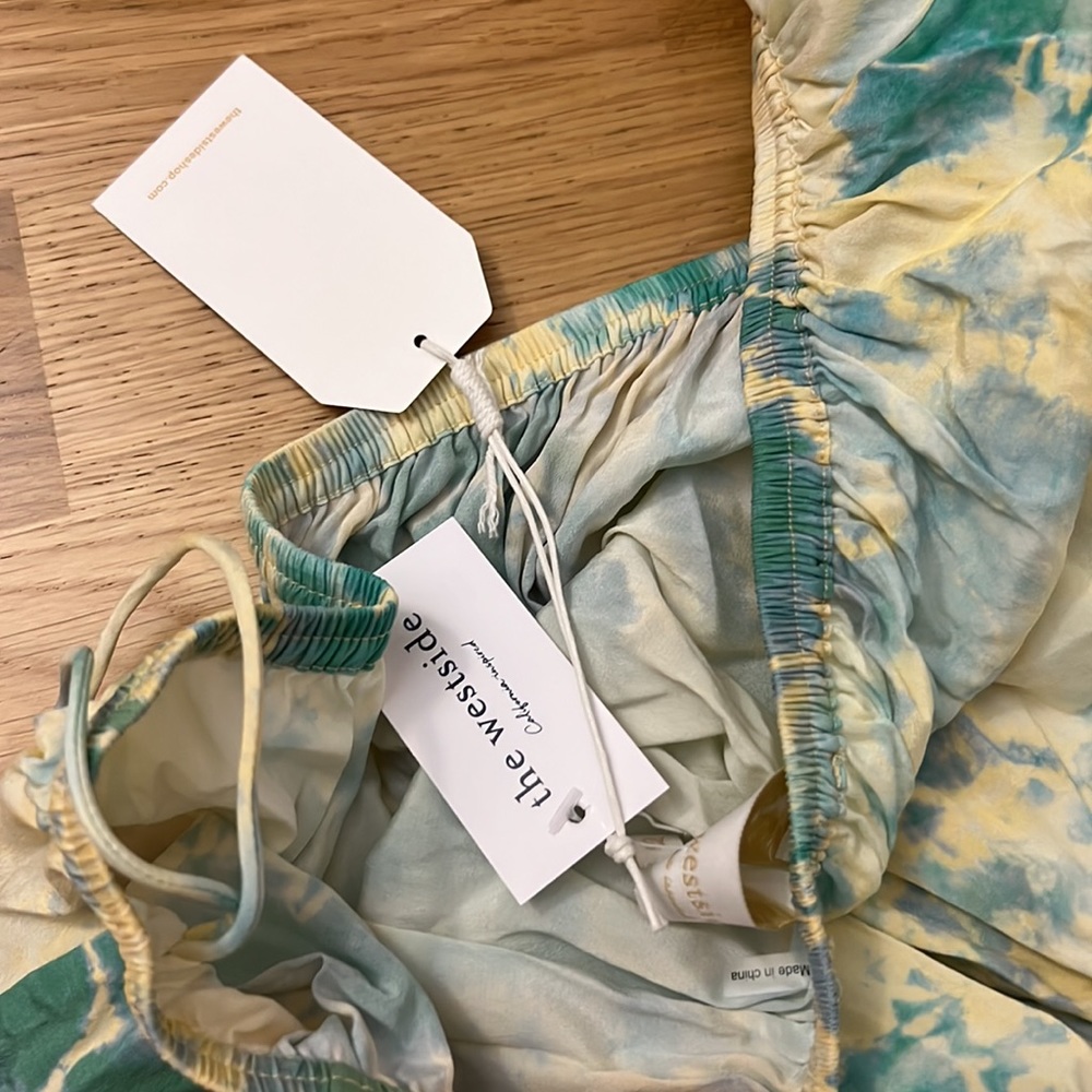 NWT the westside poppy cut out silk maxi dress - Picture 5 of 7